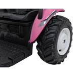 Elektrický Traktor GROW 1804 24V - ružový